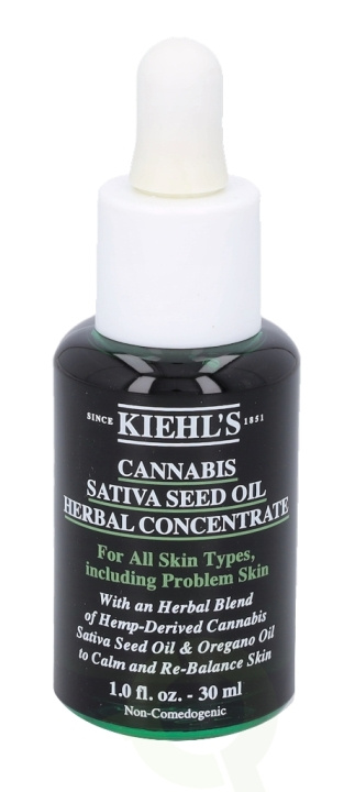 Kiehl\'s Cannabis Sativa Seed Oil Herbal Concentrate 30 ml ryhmässä KAUNEUS JA TERVEYS / Ihonhoito / Kehon hoito / Vartaloöljy @ TP E-commerce Nordic AB (C71984)