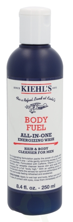 Kiehl\'s Body Fuel All-In-One Energizing Wash 250 ml Hair & Body ryhmässä KAUNEUS JA TERVEYS / Ihonhoito / Kehon hoito / Kylpy- ja suihkugeelit @ TP E-commerce Nordic AB (C71989)