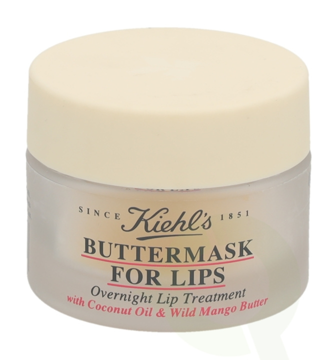 Kiehl\'s Buttermask For Lips 10 g Overzicht Lip Treatment. With Coconut Oil & With Mango Butter ryhmässä KAUNEUS JA TERVEYS / Meikit / Huulet / Huulivoide @ TP E-commerce Nordic AB (C71990)