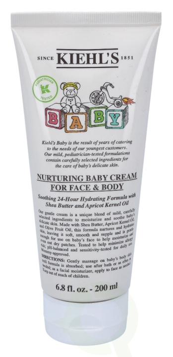 Kiehl\'s Baby Nurturing Baby Cream 200 ml For Face & Body ryhmässä LELUT, TUOTTEET LAPSILLE JA VAUVOILLE / Vauvatuotteet / Hoito ja hygienia @ TP E-commerce Nordic AB (C71995)