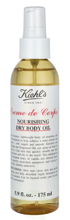 Kiehl\'s Creme De Corps Nourishing Dry Body Oil 175 ml ryhmässä KAUNEUS JA TERVEYS / Ihonhoito / Kehon hoito / Vartaloöljy @ TP E-commerce Nordic AB (C71996)