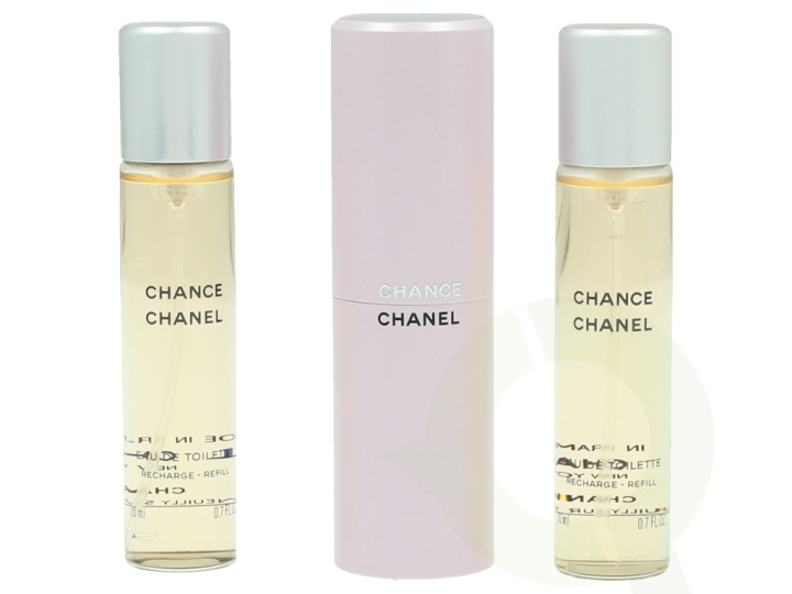 Chanel Chance Twist And Spray 60 ml edt spray20 + 2x edt spray refill20 ryhmässä KAUNEUS JA TERVEYS / Tuoksut & Parfyymit / Parfyymit / Naisten Tuoksut @ TP E-commerce Nordic AB (C72133)