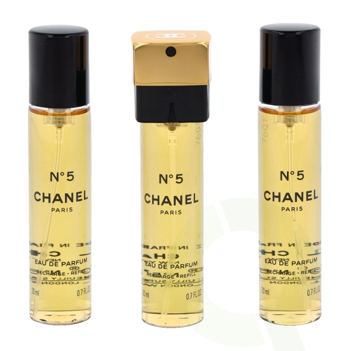 Chanel No 5 Giftset 60 ml 3x20ml - Edp Spray Refill ryhmässä KAUNEUS JA TERVEYS / Lahjapakkaukset / Naisten lahjapakkaukset @ TP E-commerce Nordic AB (C72146)