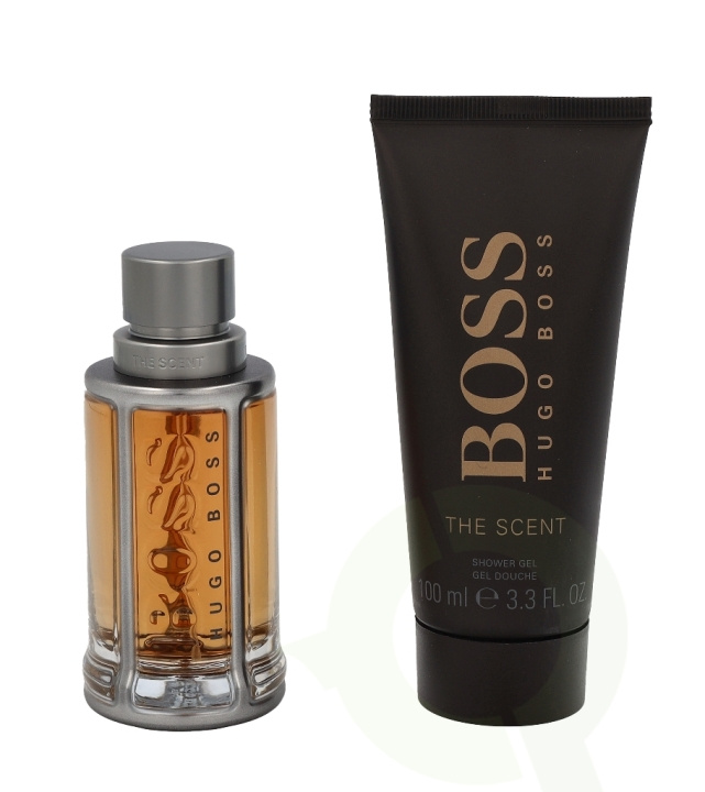 Hugo Boss The Scent Giftset 150 ml Edt Spray 50ml/Shower Gel 100ml ryhmässä KAUNEUS JA TERVEYS / Lahjapakkaukset / Miesten lahjapakkaukset @ TP E-commerce Nordic AB (C72687)