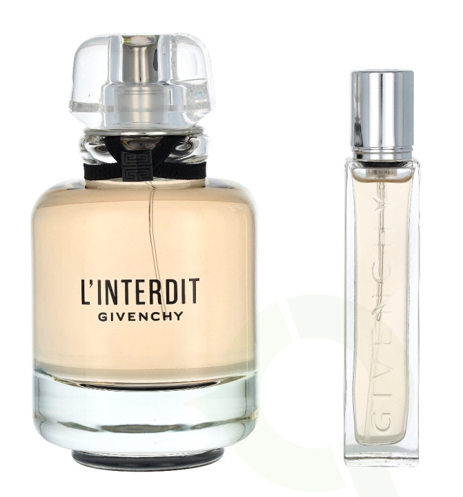 Givenchy L\'Interdit Giftset 92.5 ml Edp Spray 80ml/Edp 12,5ml ryhmässä KAUNEUS JA TERVEYS / Tuoksut & Parfyymit / Parfyymit / Naisten Tuoksut @ TP E-commerce Nordic AB (C72971)