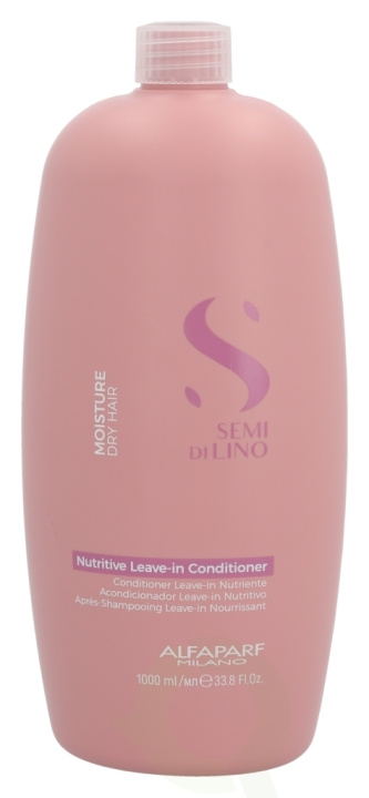 Alfaparf Semi Di Lino Nutritive Leave-In Conditioner 1000 ml Moisture Dry Hair ryhmässä KAUNEUS JA TERVEYS / Hiukset &Stailaus / Hiustenhoito / Hoitoaine @ TP E-commerce Nordic AB (C73029)