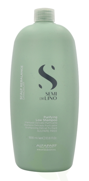 Alfaparf Semi Di Lino Scalp Rebalance Purifying Shampoo 1000 ml Low ryhmässä KAUNEUS JA TERVEYS / Hiukset &Stailaus / Hiustenhoito / Shampoo @ TP E-commerce Nordic AB (C73043)