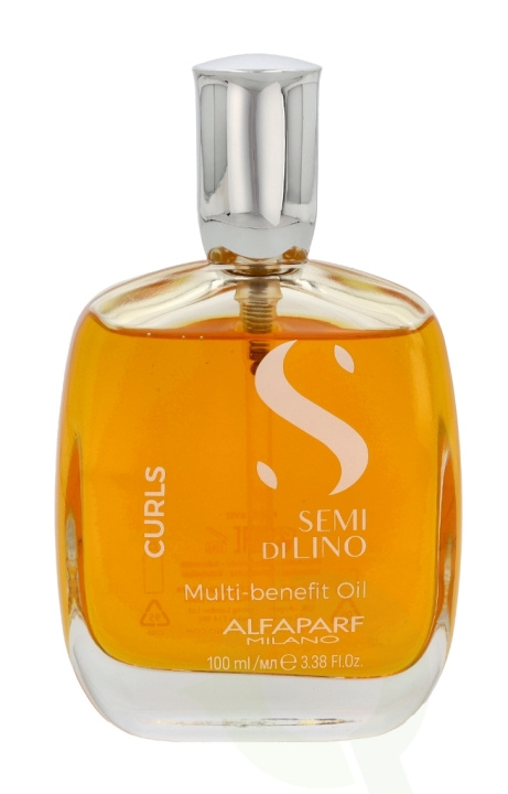 Alfaparf Semi Di Lino Curls Multi-Benefit Oil 100 ml ryhmässä KAUNEUS JA TERVEYS / Hiukset &Stailaus / Hiustenhoito / Hiusöljy @ TP E-commerce Nordic AB (C73060)