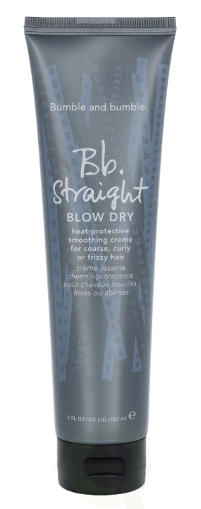 Bumble and Bumble Bumble & Bumble Straight Blow Dry 150 ml Heat-Protective Smoothing Creme, For Coarse, Curly Or Frizzy Hair ryhmässä KAUNEUS JA TERVEYS / Hiukset &Stailaus / Hiusten stailaus / Muotoiluvaahto @ TP E-commerce Nordic AB (C73267)