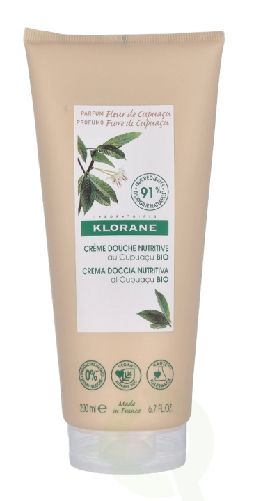 Klorane Shower Cream With Organic Cupuacu Flower 200 ml ryhmässä KAUNEUS JA TERVEYS / Ihonhoito / Kehon hoito / Kylpy- ja suihkugeelit @ TP E-commerce Nordic AB (C73475)