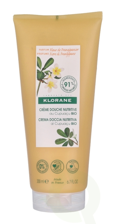 Klorane Shower Cream With Organic Cupuacu Frangipani Flower 200 ml ryhmässä KAUNEUS JA TERVEYS / Ihonhoito / Kehon hoito / Kylpy- ja suihkugeelit @ TP E-commerce Nordic AB (C73480)