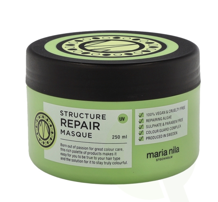 Maria Nila Structure Repair Mask 250 ml Sulphate & Paraben free ryhmässä KAUNEUS JA TERVEYS / Hiukset &Stailaus / Hiustenhoito / Hiusnaamio @ TP E-commerce Nordic AB (C73637)