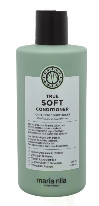 Maria Nila True Soft Conditioner 300 ml Sulphate & Paraben Free ryhmässä KAUNEUS JA TERVEYS / Hiukset &Stailaus / Hiustenhoito / Hoitoaine @ TP E-commerce Nordic AB (C73638)