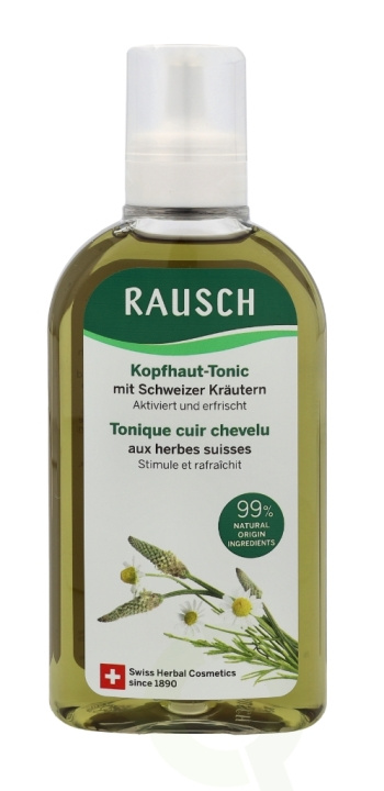 Rausch Swiss Herbs Scalp Tonic 200 ml ryhmässä KAUNEUS JA TERVEYS / Hiukset &Stailaus / Hiustenhoito / Hiusseerumit @ TP E-commerce Nordic AB (C73704)