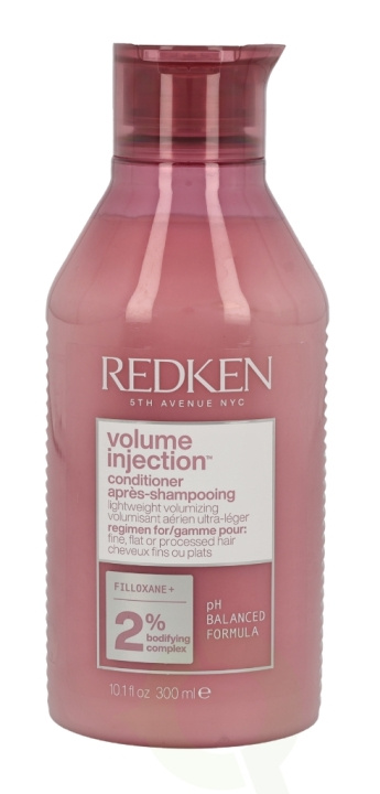 Redken Volume Injection Conditioner 300 ml Lightweight Volumizing For Fine Hair ryhmässä KAUNEUS JA TERVEYS / Hiukset &Stailaus / Hiustenhoito / Hoitoaine @ TP E-commerce Nordic AB (C73759)