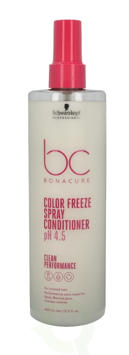 Schwarzkopf Bonacure Color Freeze Spray Conditioner 400 ml PH 4.5 ryhmässä KAUNEUS JA TERVEYS / Hiukset &Stailaus / Hiustenhoito / Hoitoaine @ TP E-commerce Nordic AB (C73787)