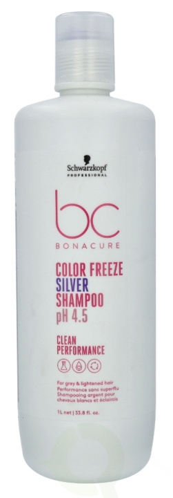 Schwarzkopf Bonacure Color Freeze Silver Shampoo 1000 ml ryhmässä KAUNEUS JA TERVEYS / Hiukset &Stailaus / Hiustenhoito / Shampoo @ TP E-commerce Nordic AB (C73800)