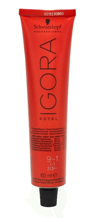 Schwarzkopf Igora Royal Permanent Color Creme 60 ml 45536 ryhmässä KAUNEUS JA TERVEYS / Hiukset &Stailaus / Hiustenhoito / Hiusväri / Hiusväri & Väripommi @ TP E-commerce Nordic AB (C73810)