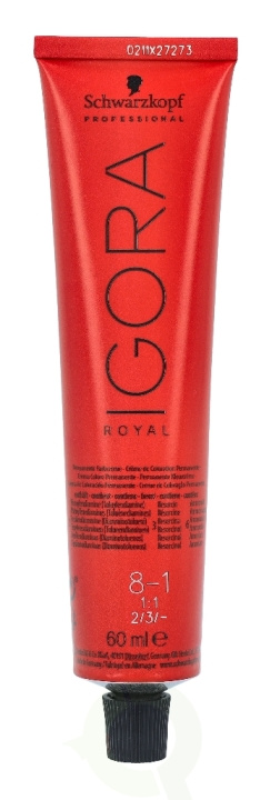 Schwarzkopf Igora Royal Permanent Color Creme 60 ml 45505 ryhmässä KAUNEUS JA TERVEYS / Hiukset &Stailaus / Hiustenhoito / Hiusväri / Hiusväri & Väripommi @ TP E-commerce Nordic AB (C73812)