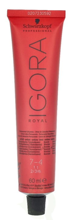 Schwarzkopf Igora Royal Permanent Color Creme 60 ml 45477 ryhmässä KAUNEUS JA TERVEYS / Hiukset &Stailaus / Hiustenhoito / Hiusväri / Hiusväri & Väripommi @ TP E-commerce Nordic AB (C73814)