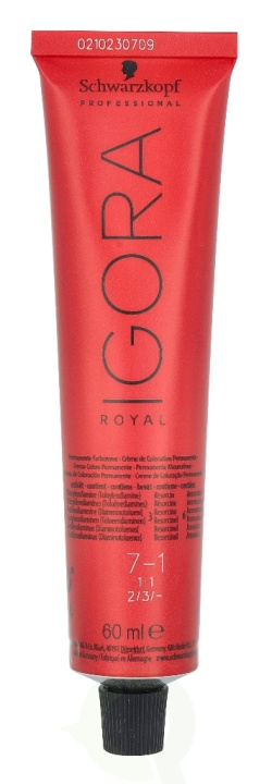 Schwarzkopf Igora Royal Permanent Color Creme 60 ml 45474 ryhmässä KAUNEUS JA TERVEYS / Hiukset &Stailaus / Hiustenhoito / Hiusväri / Hiusväri & Väripommi @ TP E-commerce Nordic AB (C73815)