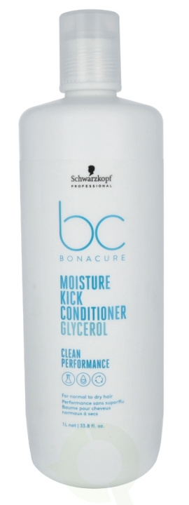 Schwarzkopf Bonacure Hyaluronic Moisture Kick Conditioner 1000 ml For Normal To Dry Hair ryhmässä KAUNEUS JA TERVEYS / Hiukset &Stailaus / Hiustenhoito / Hoitoaine @ TP E-commerce Nordic AB (C73817)