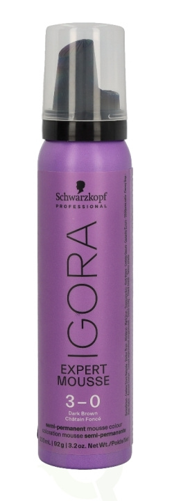 Schwarzkopf Igora Expert Mousse 100 ml 3-0 ryhmässä KAUNEUS JA TERVEYS / Hiukset &Stailaus / Hiusten stailaus / Hiusten muotoiluvaahto @ TP E-commerce Nordic AB (C73825)