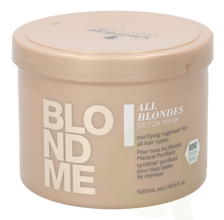 Schwarzkopf Blond Me All Blondes Detox Mask 500 ml For All Hair Types ryhmässä KAUNEUS JA TERVEYS / Hiukset &Stailaus / Hiustenhoito / Hiusnaamio @ TP E-commerce Nordic AB (C73837)