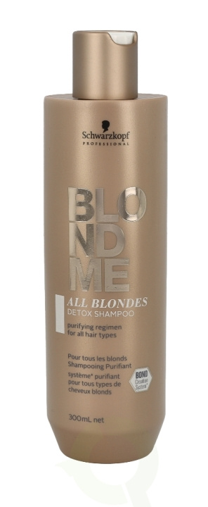 Schwarzkopf Blond Me All Blondes Detox Shampoo 300 ml For All Hair Types ryhmässä KAUNEUS JA TERVEYS / Hiukset &Stailaus / Hiustenhoito / Shampoo @ TP E-commerce Nordic AB (C73838)