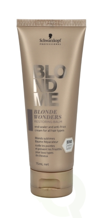 Schwarzkopf Blond Me Blonde Wonders Restoring Balm 75 ml ryhmässä KAUNEUS JA TERVEYS / Hiukset &Stailaus / Hiustenhoito / Hoitoaine @ TP E-commerce Nordic AB (C73848)