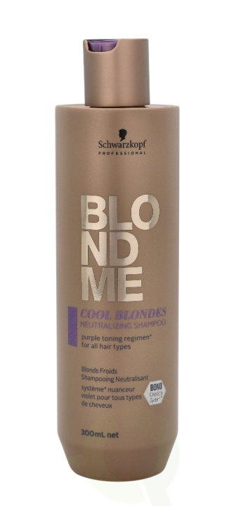 Schwarzkopf Blond Me Cool Blondes Neutralizing Shampoo 300 ml For All Hair Types ryhmässä KAUNEUS JA TERVEYS / Hiukset &Stailaus / Hiustenhoito / Shampoo @ TP E-commerce Nordic AB (C73849)