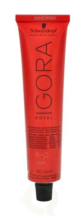 Schwarzkopf Igora Royal Permanent Color Creme 60 ml 6-0 ryhmässä KAUNEUS JA TERVEYS / Hiukset &Stailaus / Hiustenhoito / Hiusväri / Hiusväri & Väripommi @ TP E-commerce Nordic AB (C73861)