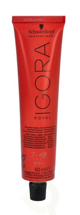 Schwarzkopf Igora Royal Permanent Color Creme 60 ml 7-48 ryhmässä KAUNEUS JA TERVEYS / Hiukset &Stailaus / Hiustenhoito / Hiusväri / Hiusväri & Väripommi @ TP E-commerce Nordic AB (C73868)