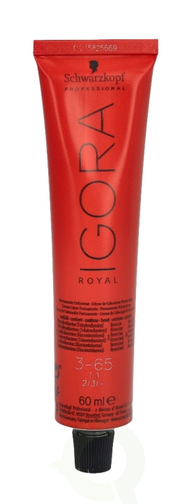 Schwarzkopf Igora Royal Permanent Color Creme 60 ml 3-65 ryhmässä KAUNEUS JA TERVEYS / Hiukset &Stailaus / Hiustenhoito / Hiusväri / Hiusväri & Väripommi @ TP E-commerce Nordic AB (C73870)