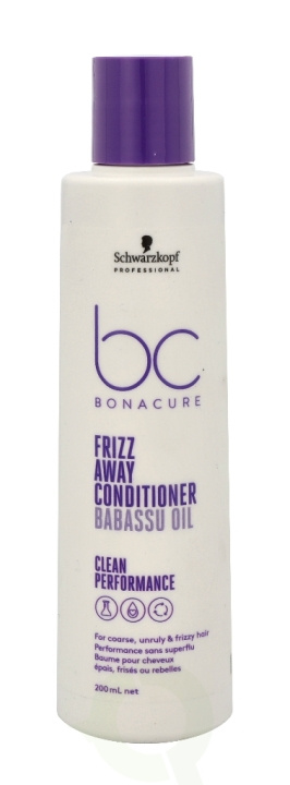 Schwarzkopf Bonacure Frizz Away Conditioner 200 ml ryhmässä KAUNEUS JA TERVEYS / Hiukset &Stailaus / Hiustenhoito / Hoitoaine @ TP E-commerce Nordic AB (C73904)