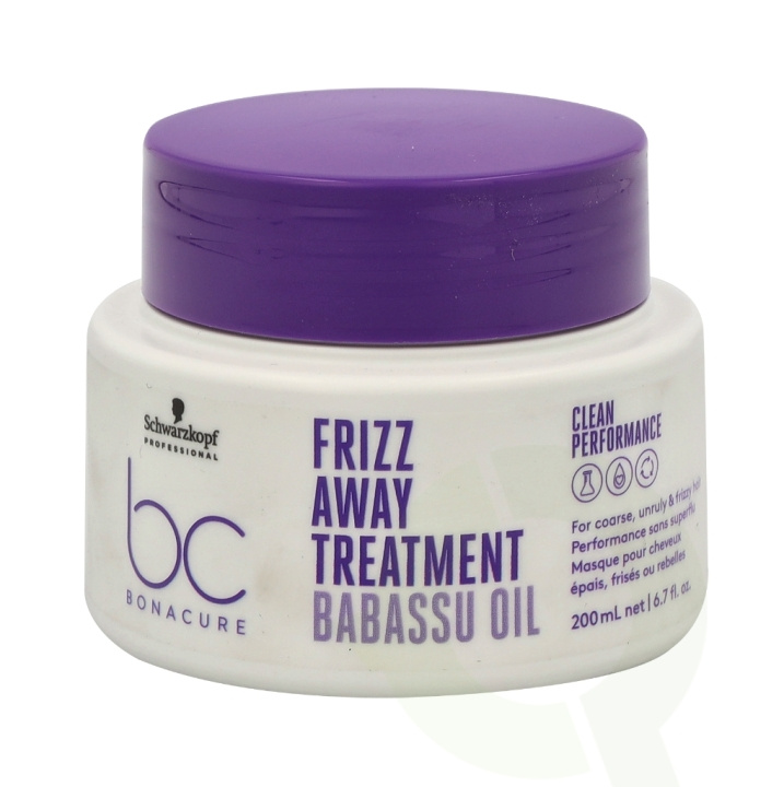 Schwarzkopf Bonacure Frizz Away Treatment 200 ml For Coarse,Unruly & Frizzy Hair ryhmässä KAUNEUS JA TERVEYS / Hiukset &Stailaus / Hiustenhoito / Shampoo @ TP E-commerce Nordic AB (C73905)