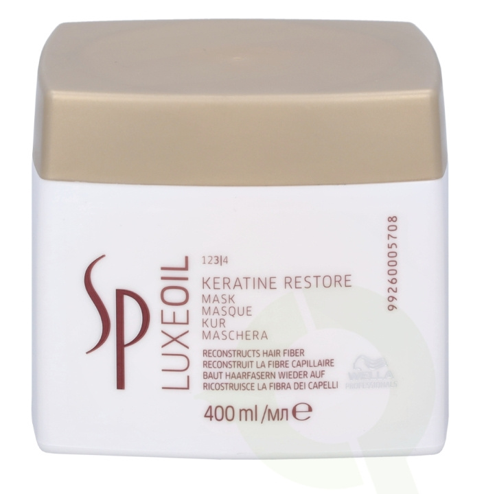 Wella SP - Luxe Oil Keratine Restore Mask 400 ml Keratin Restore ryhmässä KAUNEUS JA TERVEYS / Hiukset &Stailaus / Hiustenhoito / Hiusnaamio @ TP E-commerce Nordic AB (C73926)