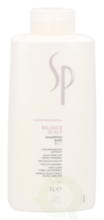 Wella SP - Balance Scalp Shampoo 1000 ml ryhmässä KAUNEUS JA TERVEYS / Hiukset &Stailaus / Hiustenhoito / Shampoo @ TP E-commerce Nordic AB (C73930)