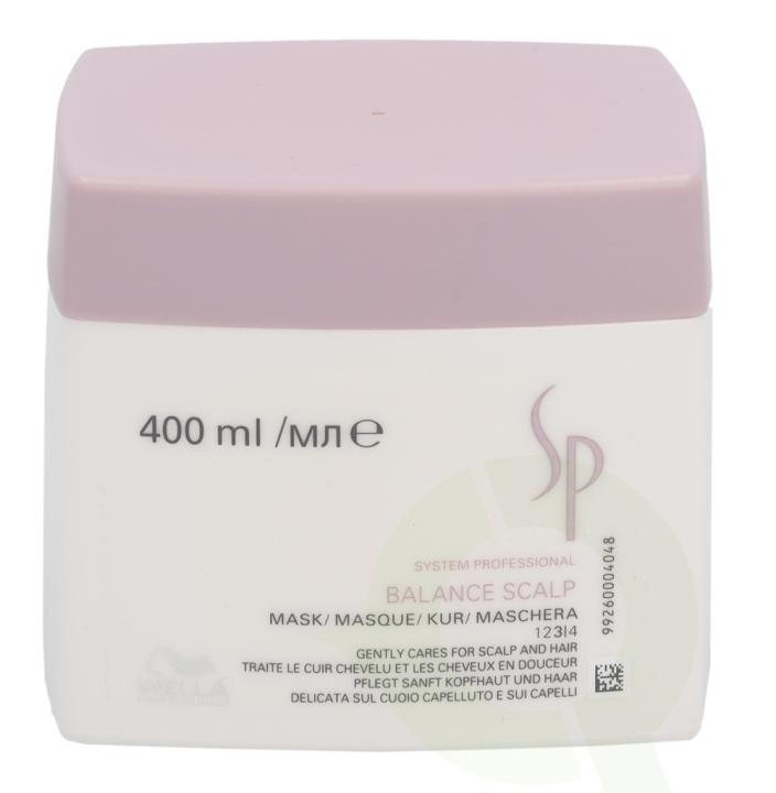 Wella SP - Balance Scalp Mask 400 ml For Scalp Hair ryhmässä KAUNEUS JA TERVEYS / Hiukset &Stailaus / Hiustenhoito / Hiusnaamio @ TP E-commerce Nordic AB (C74039)