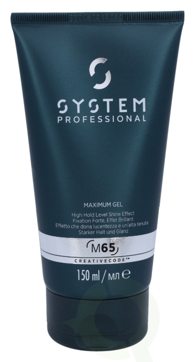 Wella System P. - Men Maximum Gel M65 150 ml ryhmässä KAUNEUS JA TERVEYS / Hiukset &Stailaus / Hiusten stailaus / Geeli / Geelisuihke @ TP E-commerce Nordic AB (C74101)