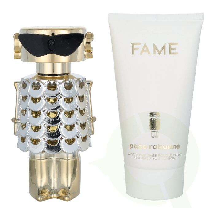 Paco Rabanne Fame Giftset 125 ml Edp Spray 50m/Perfumed Body Lotion 75ml ryhmässä KAUNEUS JA TERVEYS / Lahjapakkaukset / Naisten lahjapakkaukset @ TP E-commerce Nordic AB (C74154)