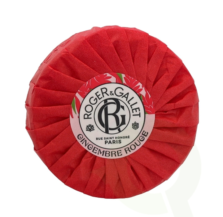 Roger & Gallet Gingembre Rouge Soap Bar 100 g ryhmässä KAUNEUS JA TERVEYS / Ihonhoito / Kehon hoito / Käsisaippua @ TP E-commerce Nordic AB (C74518)