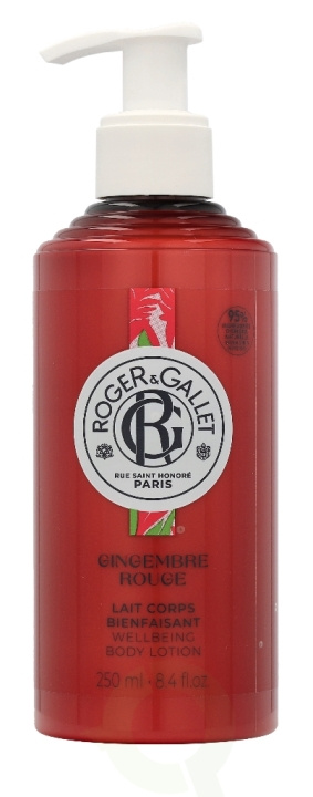 Roger & Gallet Gingembre Rouge Body Milk 250 ml ryhmässä KAUNEUS JA TERVEYS / Ihonhoito / Kehon hoito / Vartalovoide @ TP E-commerce Nordic AB (C74520)