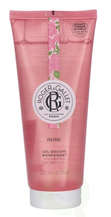 Roger & Gallet Rose Shower Gel 200 ml ryhmässä KAUNEUS JA TERVEYS / Ihonhoito / Kehon hoito / Kylpy- ja suihkugeelit @ TP E-commerce Nordic AB (C74525)