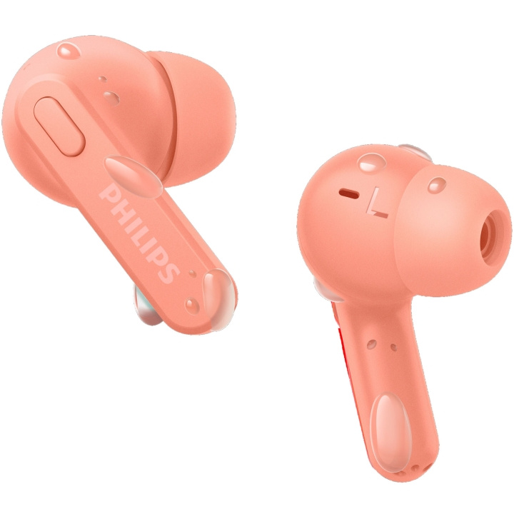 Philips TAT2206PK True Wireless-hörlurar, IPX4-klass (stänk och svettåliga) 6+18 timmars speltid. Rosa ryhmässä KODINELEKTRONIIKKA / Ääni & Kuva / Kuulokkeet & Tarvikkeet / Kuulokkeet @ TP E-commerce Nordic AB (C74683)