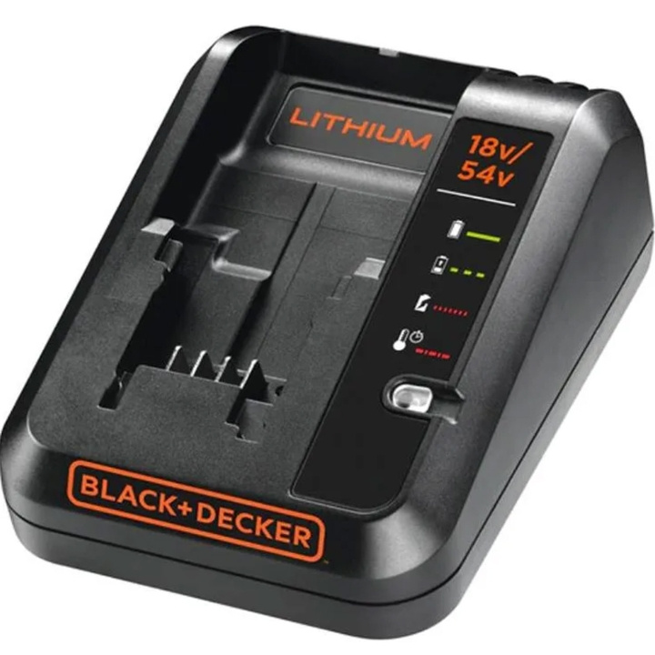 BLACK+DECKER Laddare 2A 18V BDC2A-QW ryhmässä KOTI, TALOUS JA PUUTARHA / Työkalut & Tee itse / Paristot ja akut sähkötyökaluihin @ TP E-commerce Nordic AB (C74699)