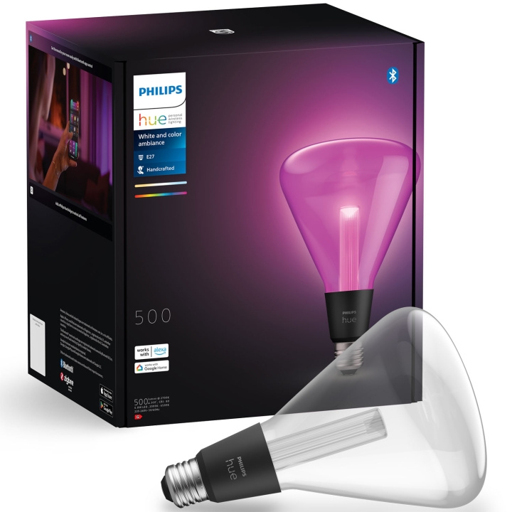 Philips Hue Lightguide Triangle E27 White and Color Ambiance ryhmässä KODINELEKTRONIIKKA / Valaistus / LED-lamput @ TP E-commerce Nordic AB (C74726)