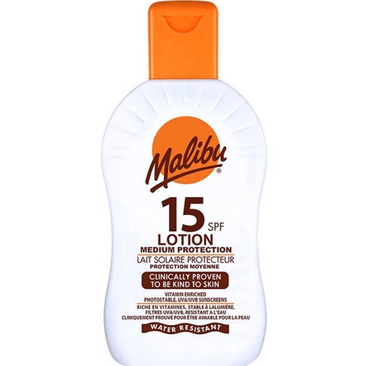 Malibu Sun Lotion SPF15 100ml ryhmässä KAUNEUS JA TERVEYS / Ihonhoito / Rusketus / Aurinkosuoja @ TP E-commerce Nordic AB (C74749)