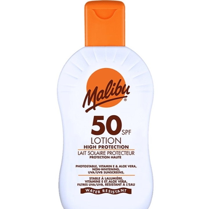 Malibu Sun Lotion SPF50 100ml ryhmässä KAUNEUS JA TERVEYS / Ihonhoito / Rusketus / Aurinkosuoja @ TP E-commerce Nordic AB (C74752)