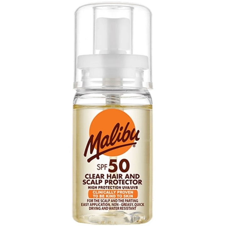 Malibu Clear Hair and Scalp Protector SPF50 100ml ryhmässä KAUNEUS JA TERVEYS / Ihonhoito / Rusketus / Aurinkosuoja @ TP E-commerce Nordic AB (C74757)